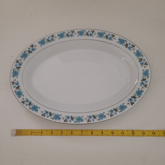 Vintage 90s Floral Serving Dish - Picture 7 of 8